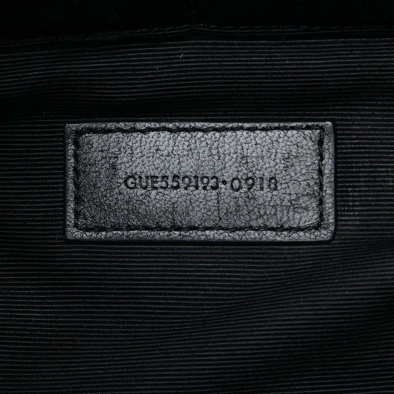 Thumbnail - Saint Laurent Clutches - Chevron Calfskin Monogram Zip A4 Pouch - Gr. unisize - in Schwarz - für Damen