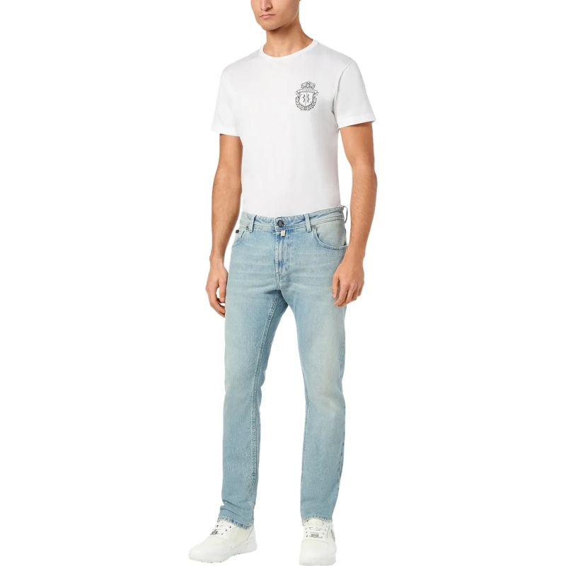 BILLIONAIRE Jeans mit geradem Bein Jeans Gerader Schnitt blau(Image 3)