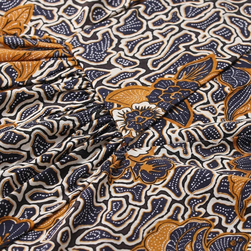 WEEKEND Max Mara Minikleid Minikleid Fuoco aus Baumwolle mehrfarbig(Image 3)