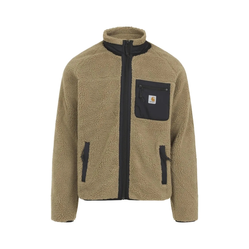Carhartt Wip Doudoune Beige Teddy Fleece Jacket Neutrals