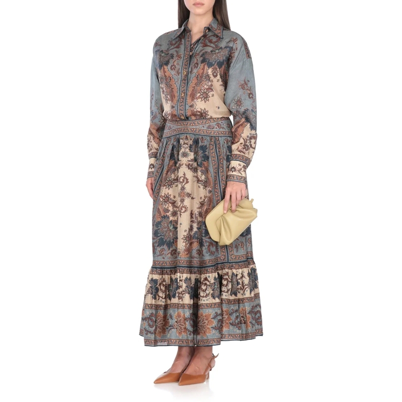 Zimmermann Maxirock Skirts Blue mehrfarbig(Image 5)