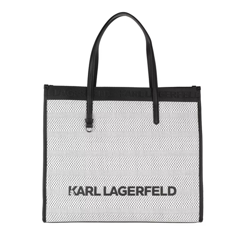 Karl Lagerfeld Skuare Tote Black/White Draagtas