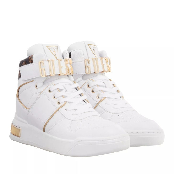 Guess white high top sneakers online