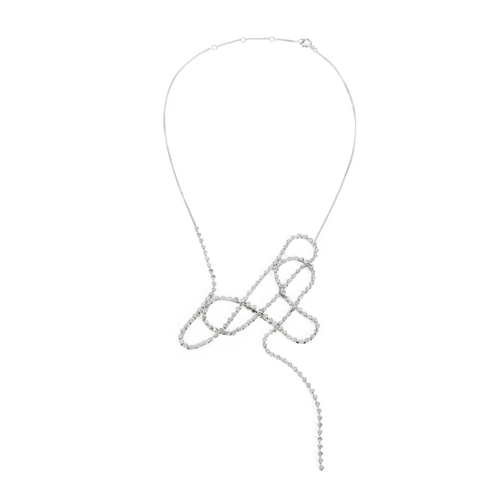 Dries Van Noten Medium Halsketting Silver Brass Necklace Silver