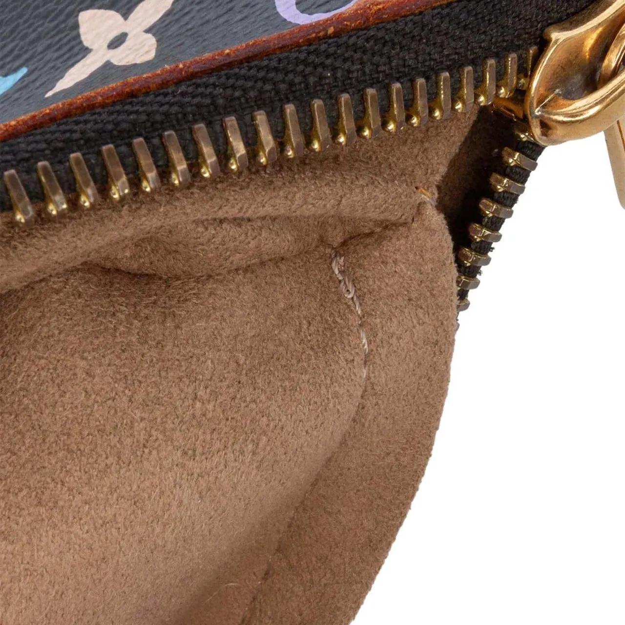 Thumbnail - Louis Vuitton Hobo Bags - Monogram Multicolore Milla Pochette MM - Gr. unisize - in Schwarz - für Damen
