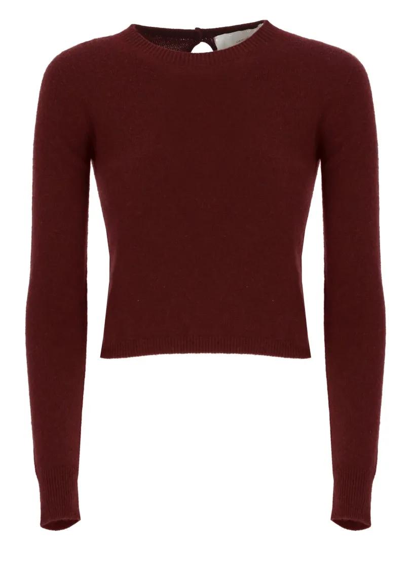 Vanise - Bordeaux Vanisè Cashmere Sweater - Größe 42 - rot