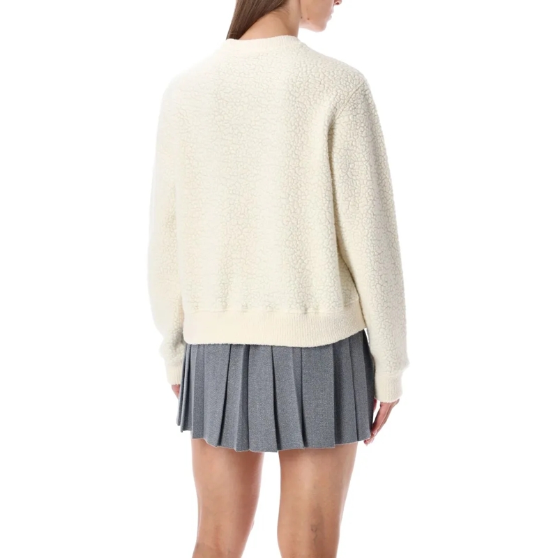 Casablanca  Terry Fleece Crew Sweatshirt Neutrals