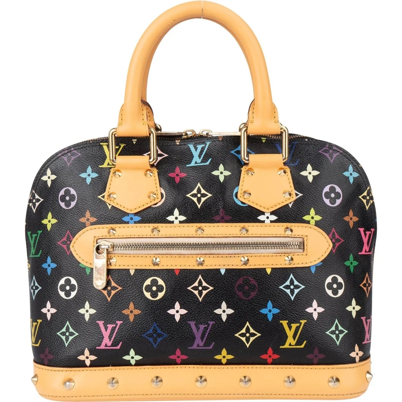 Louis Vuitton Tote Louis Vuitton Murakami Multicolor Alma PM Handbag schwarz