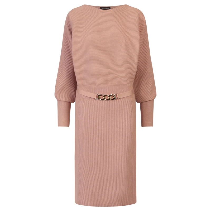 Apart Strickkleid Strickkleid mauve