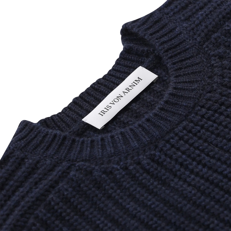 Iris von Arnim Pullover Pullover aus Kaschmir blau(Image 5)