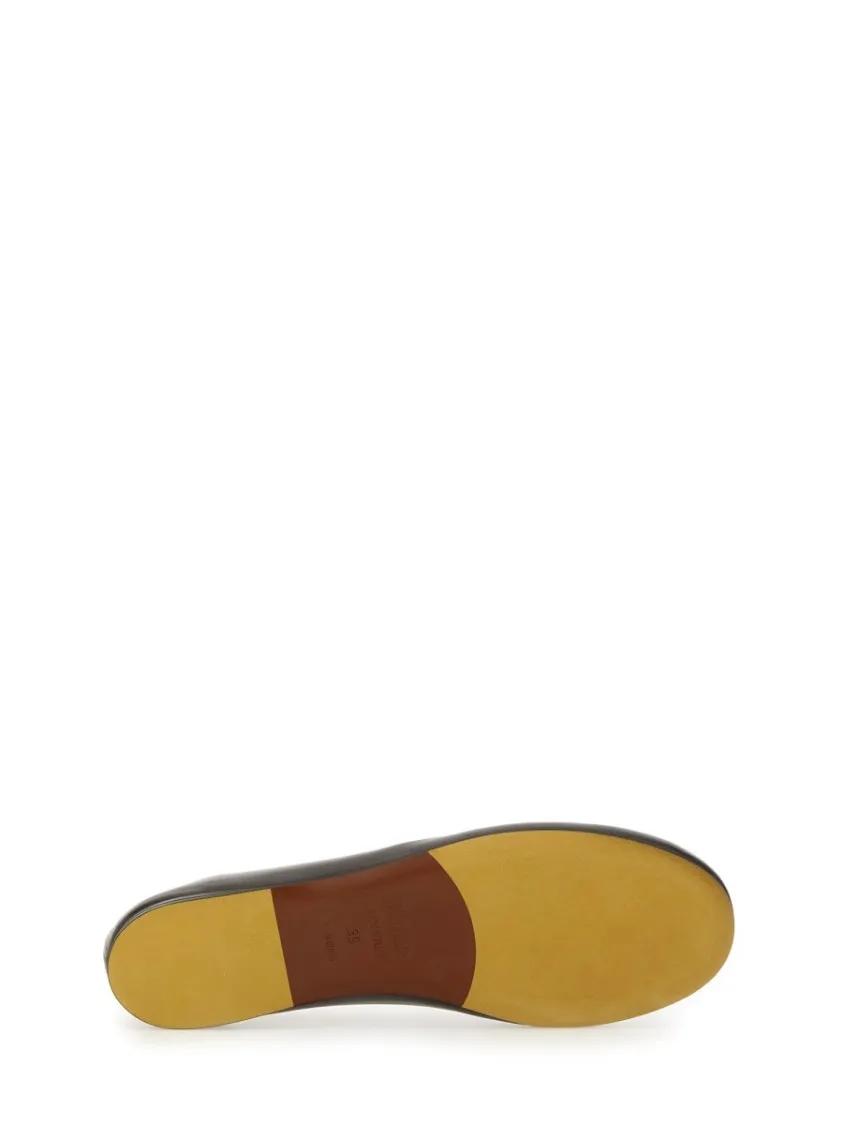 Thumbnail - "Duck" Dancer Leather Flats - Gr. 41 (EU) - in Braun