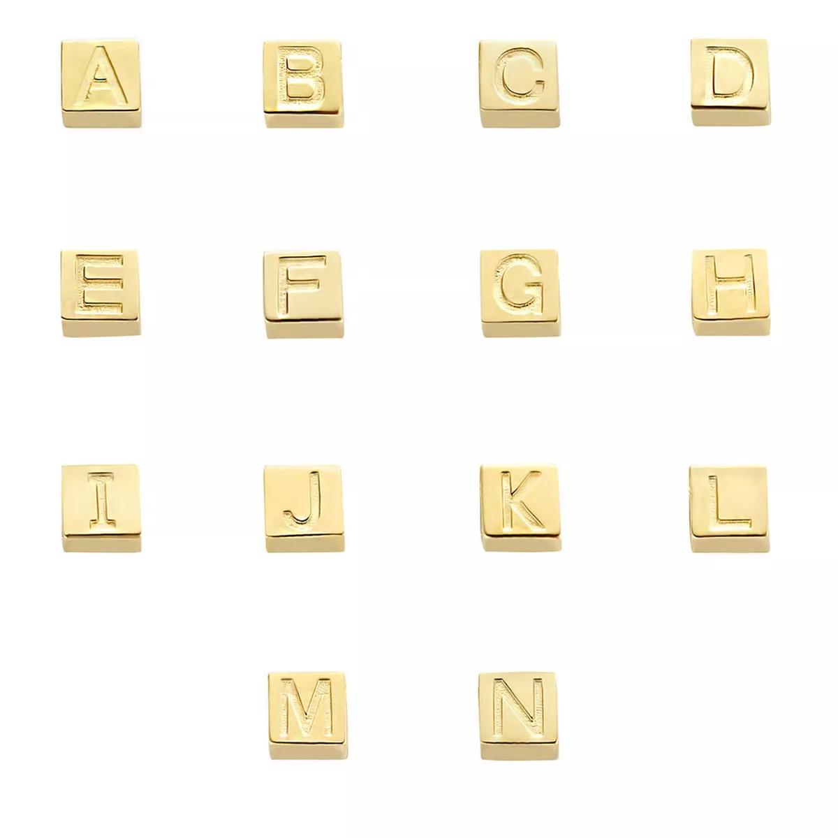 isabel bernard bijouterie, e gold le carré felie 14 karat cube charm en gold - pendentifs & charmspour dames