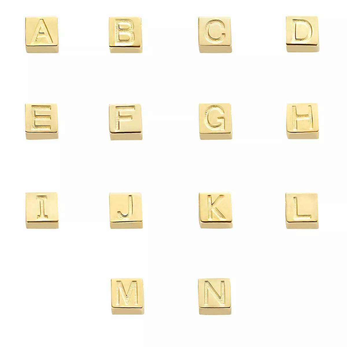 Thumbnail - Isabel Bernard Charms - C Gold Le Carré Felie 14 Karat Cube Charm - Gr. unisize - in Gold - für Damen