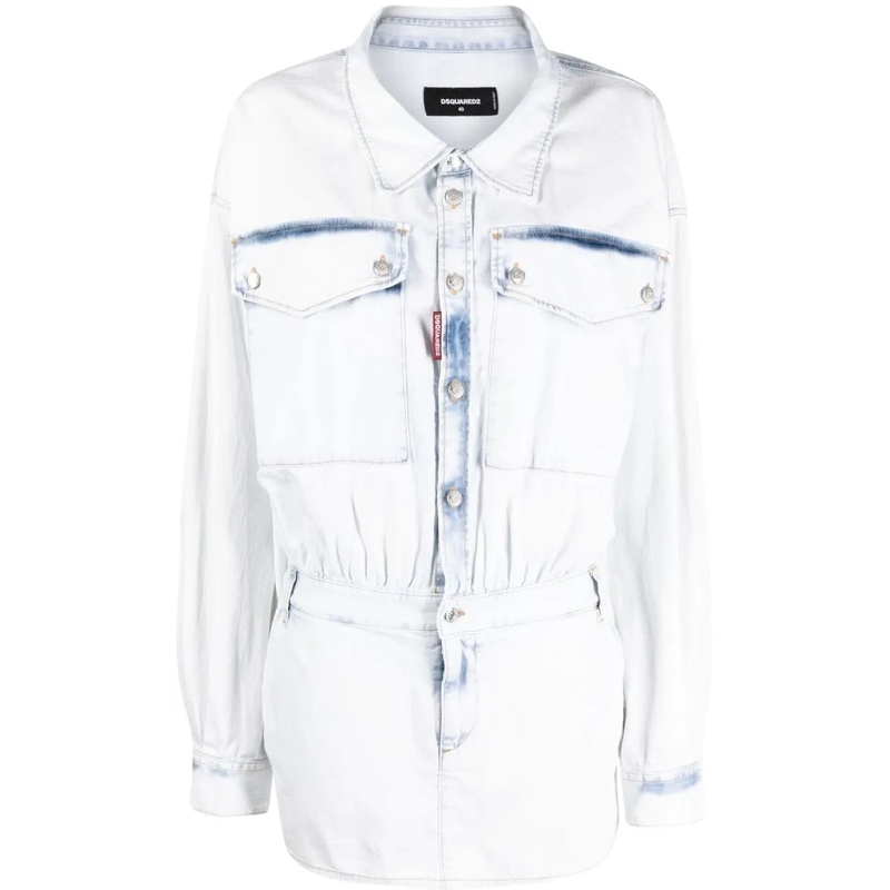 Dsquared2 Minikleid Dresses Clear Blue blau