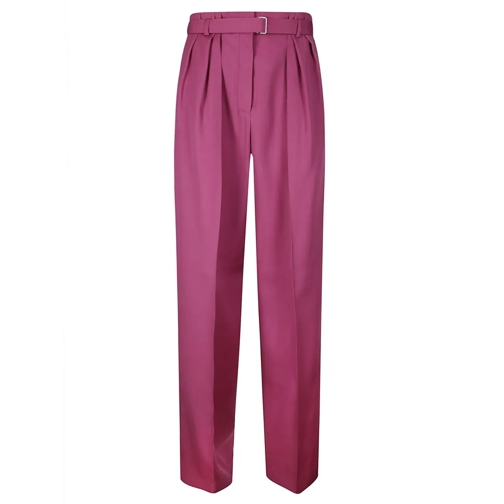 Lanvin  Trousers With Pleats Purple