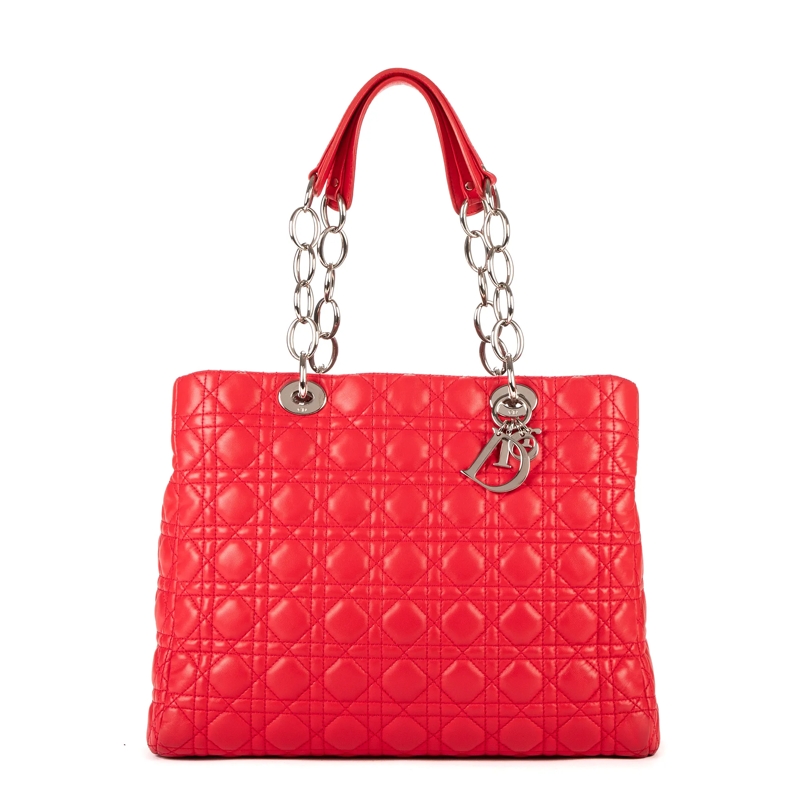 Christian Dior Crossbody Bag Soft Tote rot