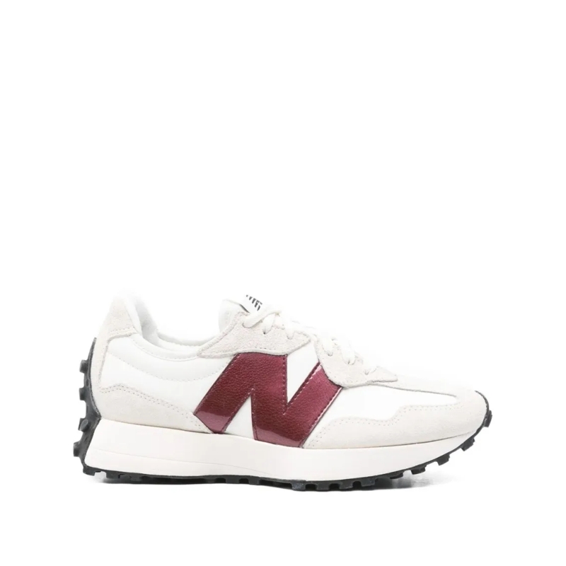 New Balance Lage-top sneaker Sleek White And Dark Red Sneakers White