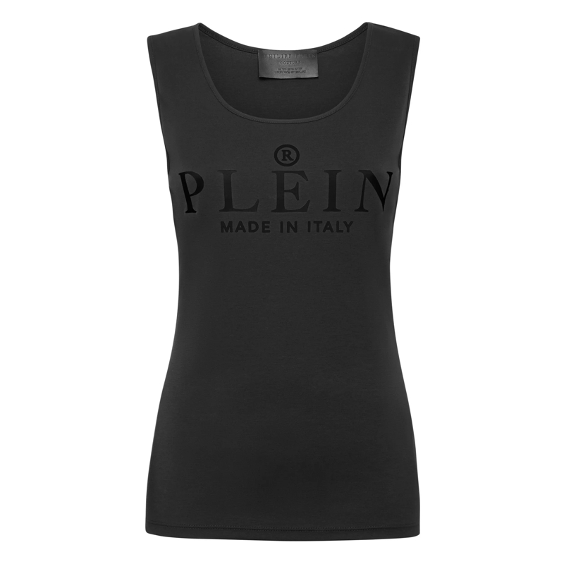 Philipp Plein Top Tanktop Iconic Plein creme
