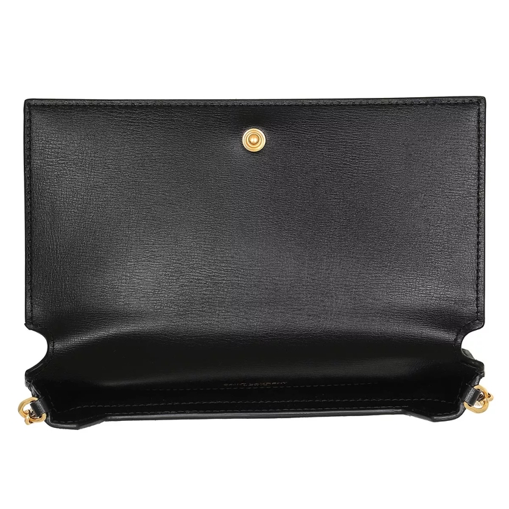Saint Laurent Ysl Phone Holder Black Handytasche