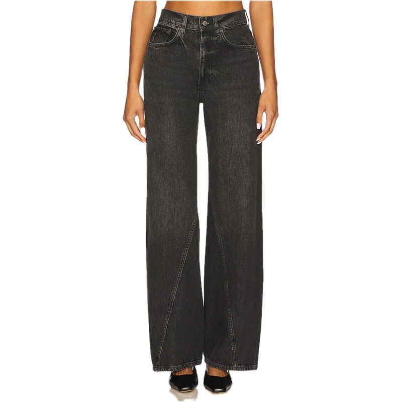 Anine Bing Jeans mit geradem Bein jeans brie dark grey grau