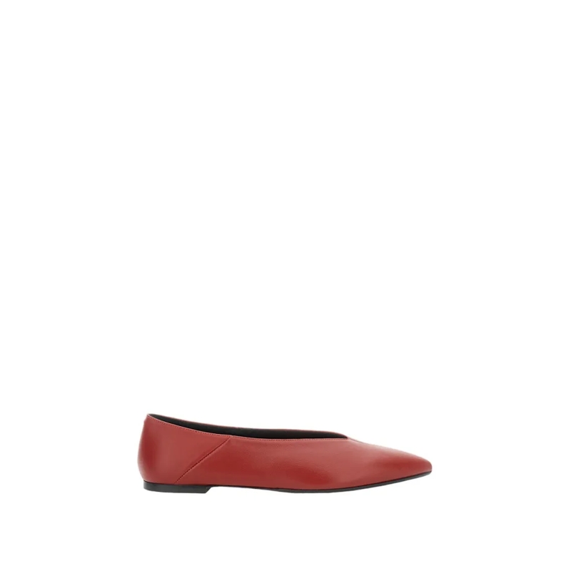 Aeydē Balletschoenen Moa Nappa Leather Ballerina Red