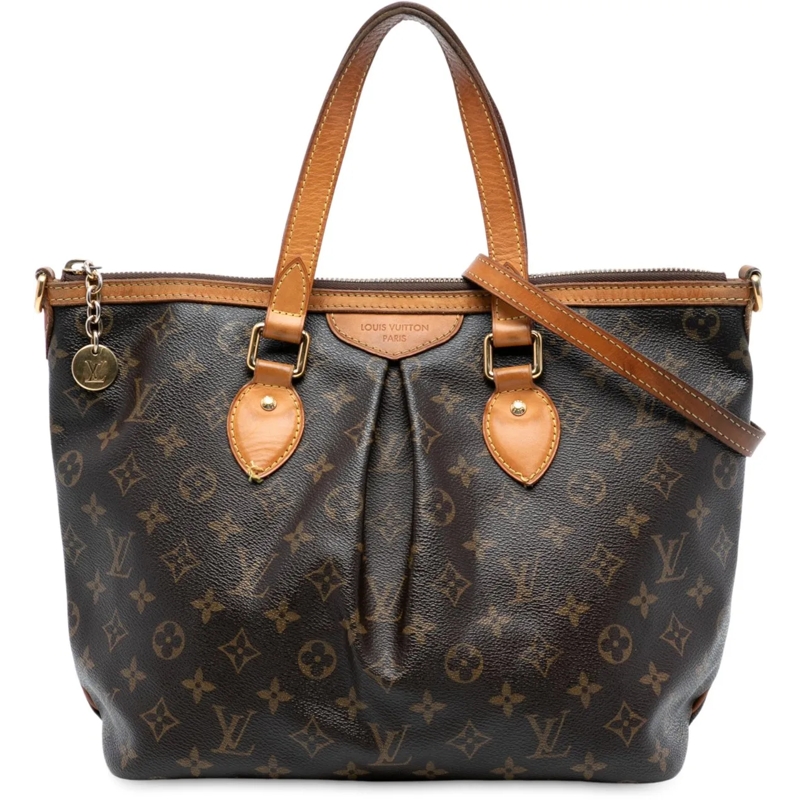 Louis Vuitton Schultertasche Monogram Palermo PM braun