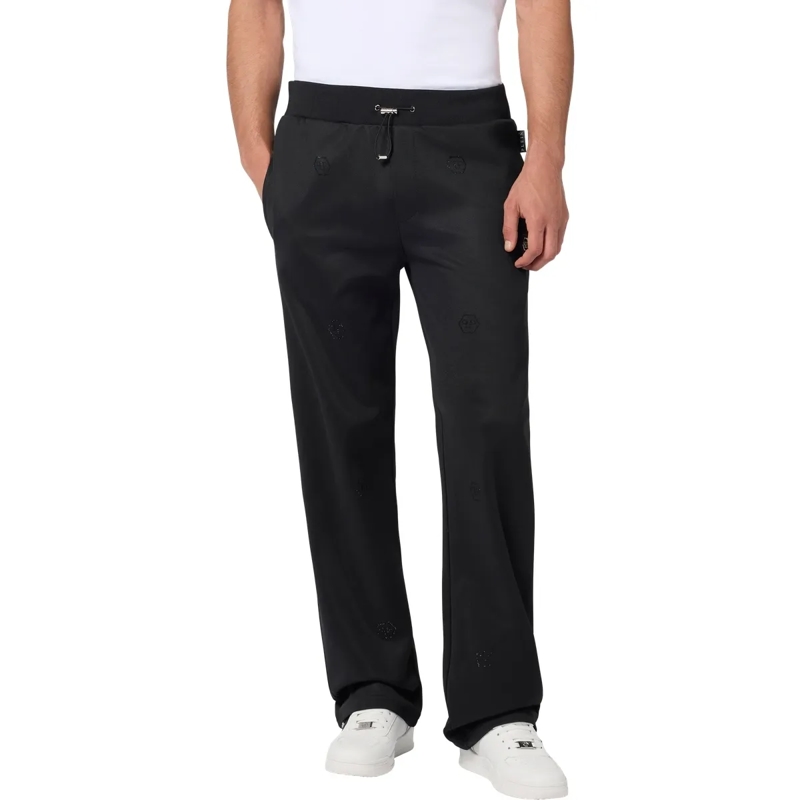 Philipp Plein Jogginghose Tracksuit Trousers Monogram Stones Monogram schwarz(Image 3)