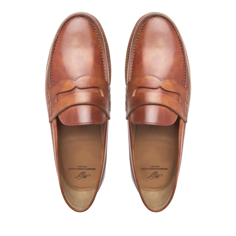 Heinrich Dinkelacker Loafer Loafer Janosh K Plain TC cognac(Image 4)