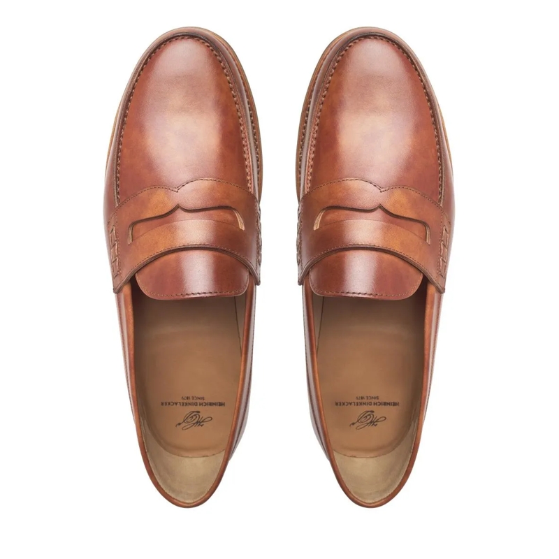 Heinrich Dinkelacker Loafer Loafer Janosh K Plain TC cognac(Image 4)