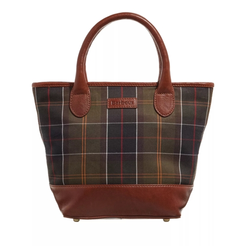 Barbour Katrine Leath  Classic Classic Tartan Tote