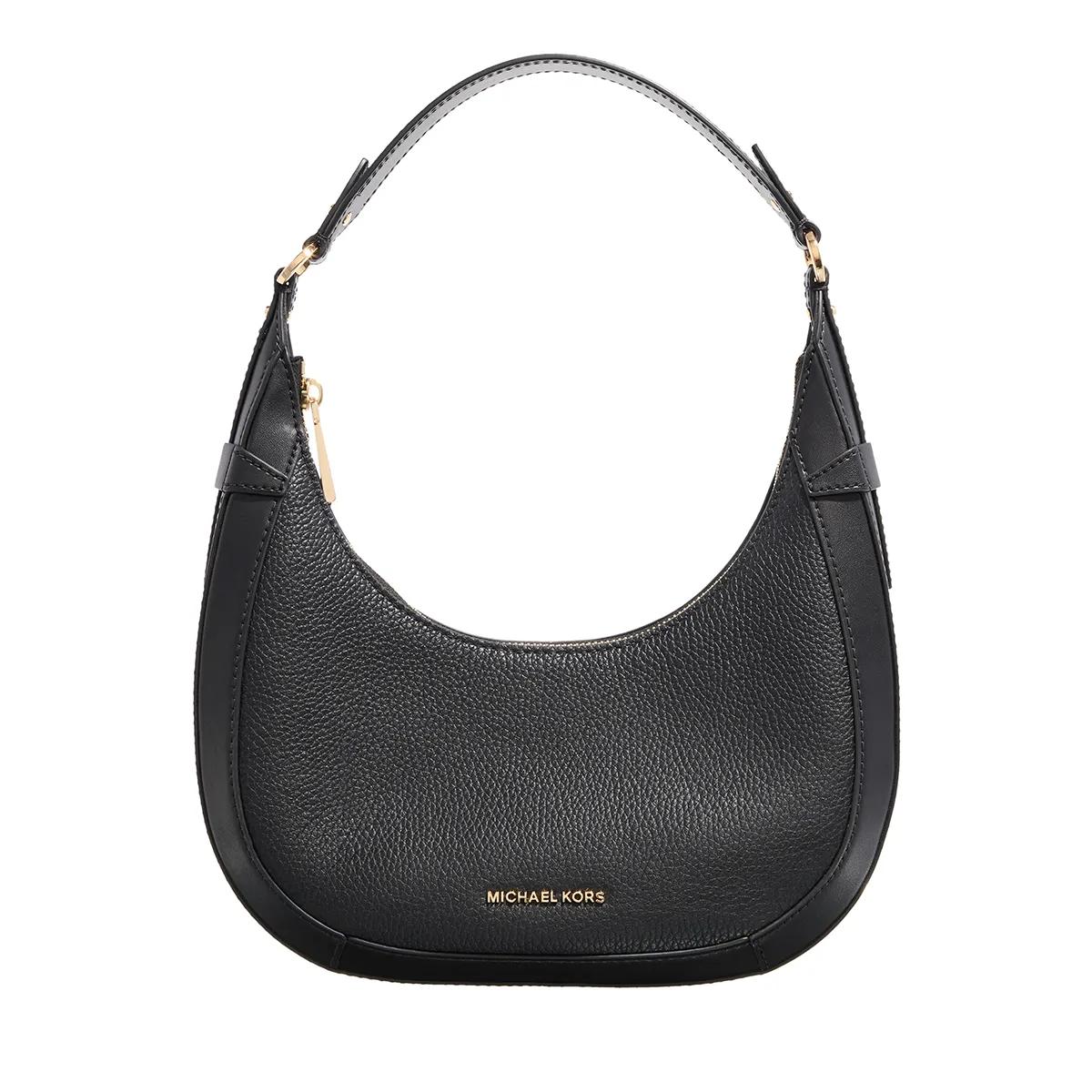 Michael Kors Hobo Bags - Sm Crescent Tz Shldr - Gr. unisize - in Schwarz - für Damen