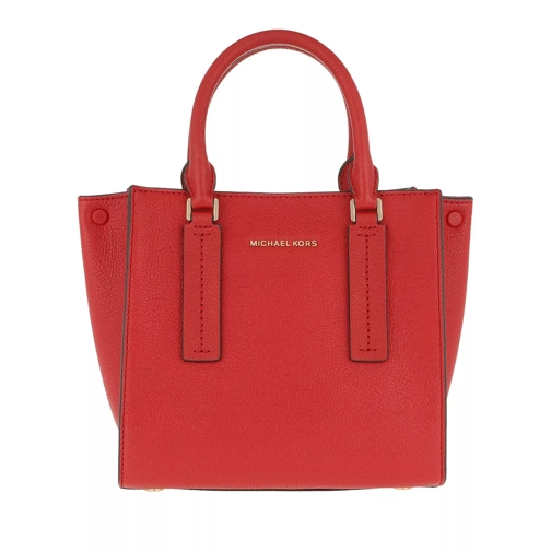 MICHAEL Michael Kors Alessa Medium Shopping Bag Bright Red Shoppingväska
