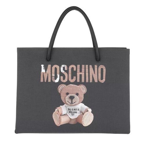 Moschino Teddy Printed Shoulder Bag Black Crossbody Bag