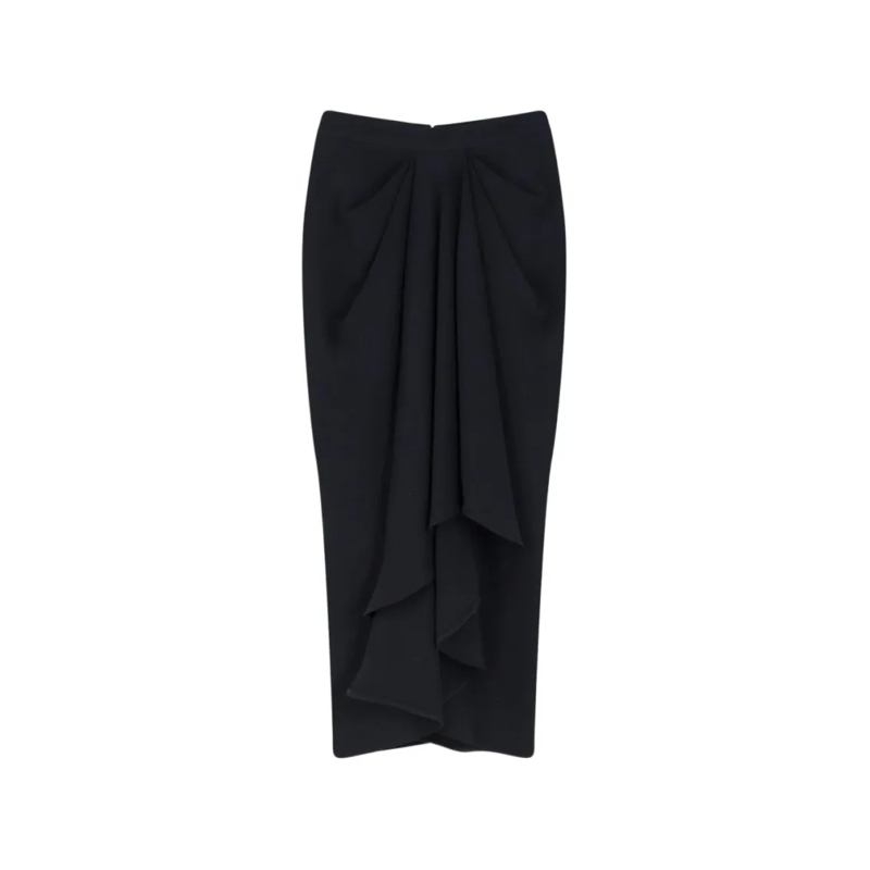 Givenchy Bleistiftrock High-Waisted Black Silk And Nylon Pencil Skirt Black