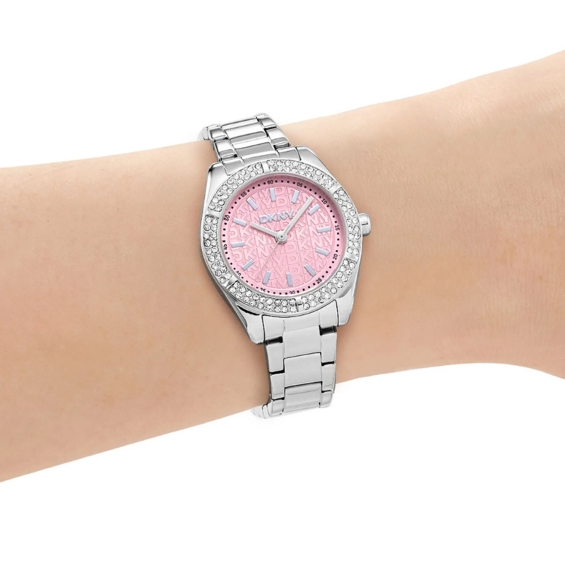 DKNY Quarzuhr Quarzuhr Evening Watch silber(Image 5)
