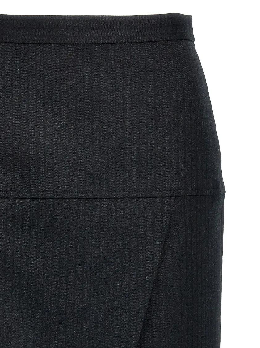 スカート FENDI Pinstriped wool skirt Fendi Pinstriped Wool Pencil Skirt | italist