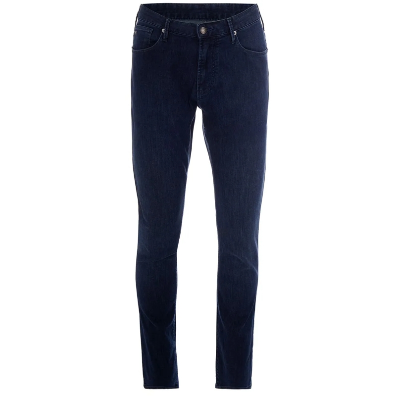 Emporio Armani Slim-Fit-Jeans Trousers Medium Blue Denim dunkelblau