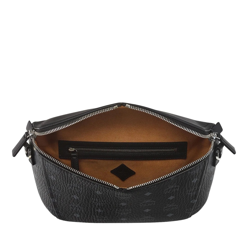 MCM Sac à bandoulière Diamond Vi Lthr Mix Crossbody Sml Bk Black(Image 6)