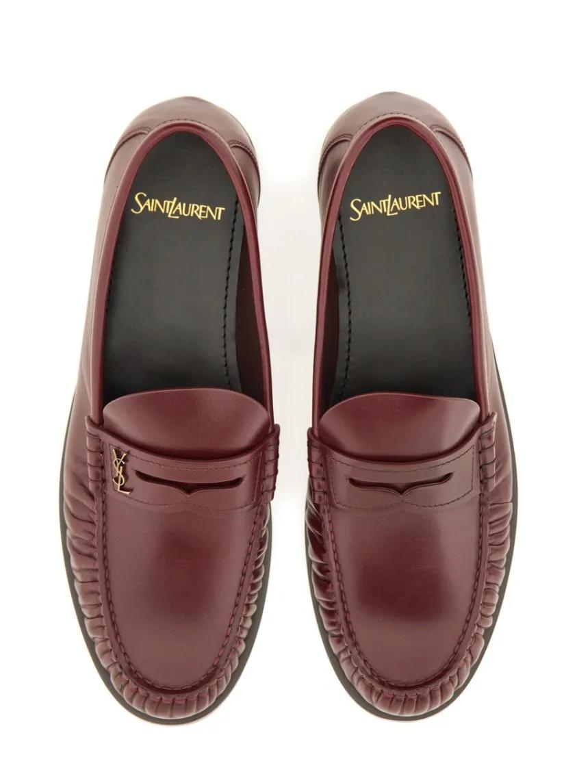 Thumbnail - Smooth Leather Penny Loafer With Polished Finish - Gr. 40 (EU) - in Braun