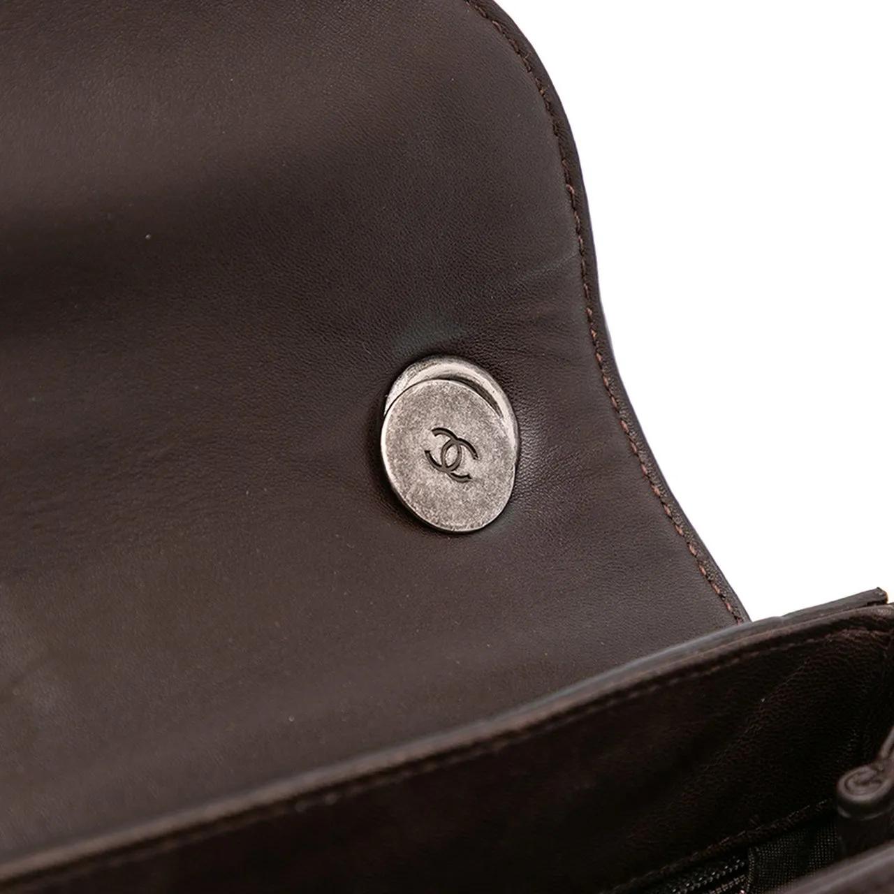 Thumbnail - Chanel Hobo Bags - Paris-Salzburg Quilted Lambskin and Pony Hair Sadd - Gr. unisize - in Braun - für Damen