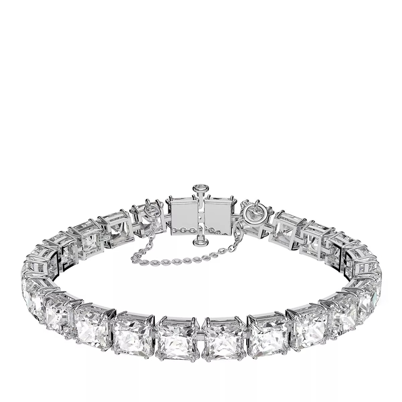 Swarovski Armband Millenia Square cut Rhodium plated White