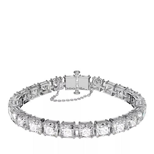 Swarovski Millenia Square cut Rhodium plated White Bracelet