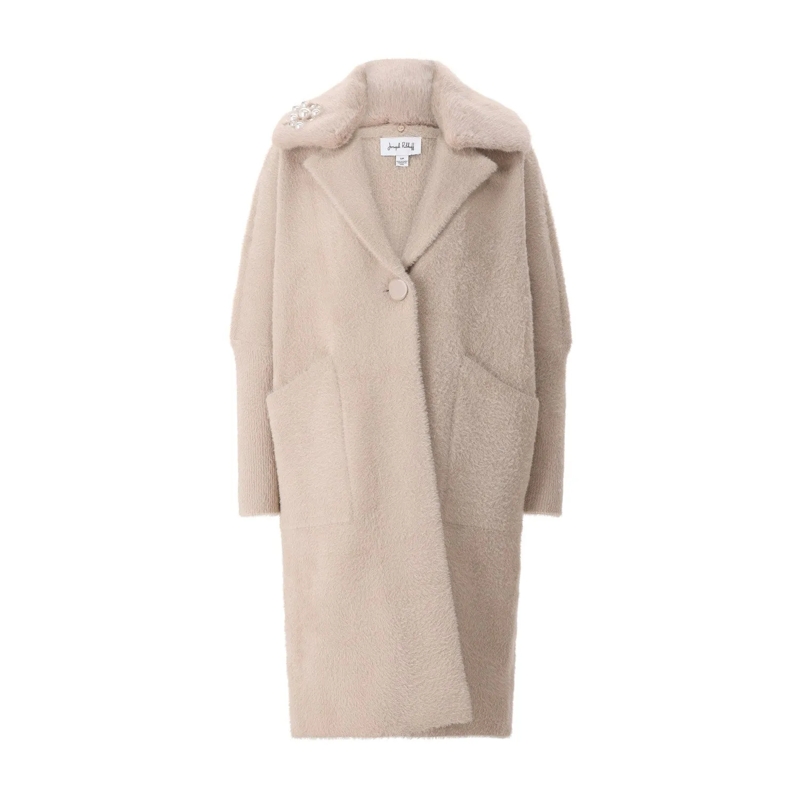 Joseph Ribkoff  Mantel mit Schmuckdetails Beige