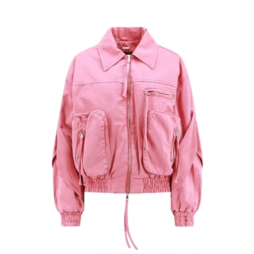 Blumarine Padded Canvas Jacket Pink Daunenjacken