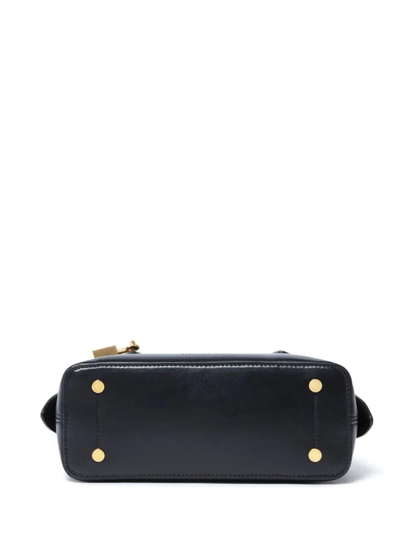 Thumbnail - Stella McCartney Crossbody Bags - Black Two-Way Zip Bag With Gold-Tone Accents - Gr. unisize - in Schwarz - für Damen