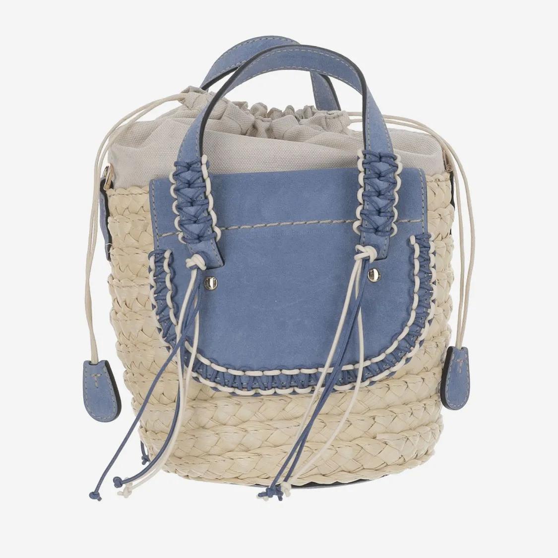 Cuba Lab Hobo bags Blue Habanera Bag Denim in blauw