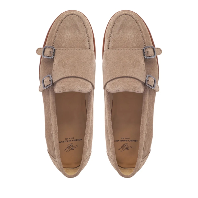 Heinrich Dinkelacker Loafer Loafer Wien Double Monk V beige(Image 4)