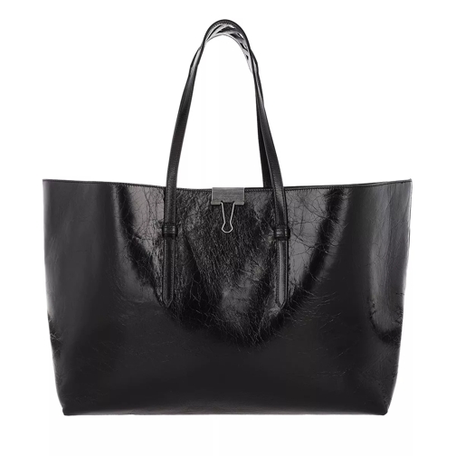 Off-White Binder Shopper Bag Black Shopping Bag