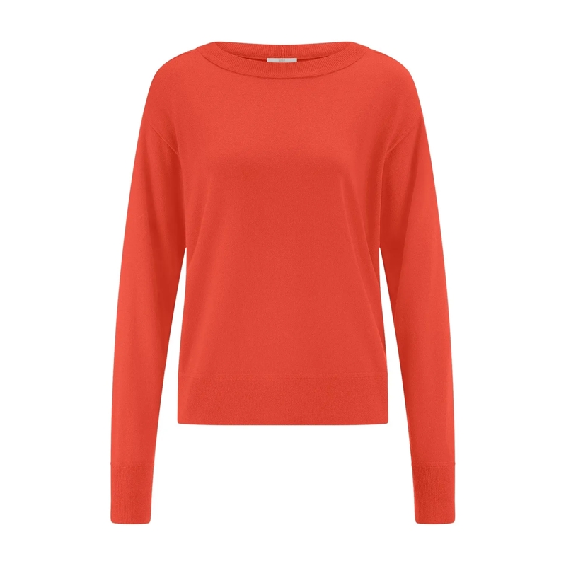 Riani Pull Strickpullover aus Wolle orange
