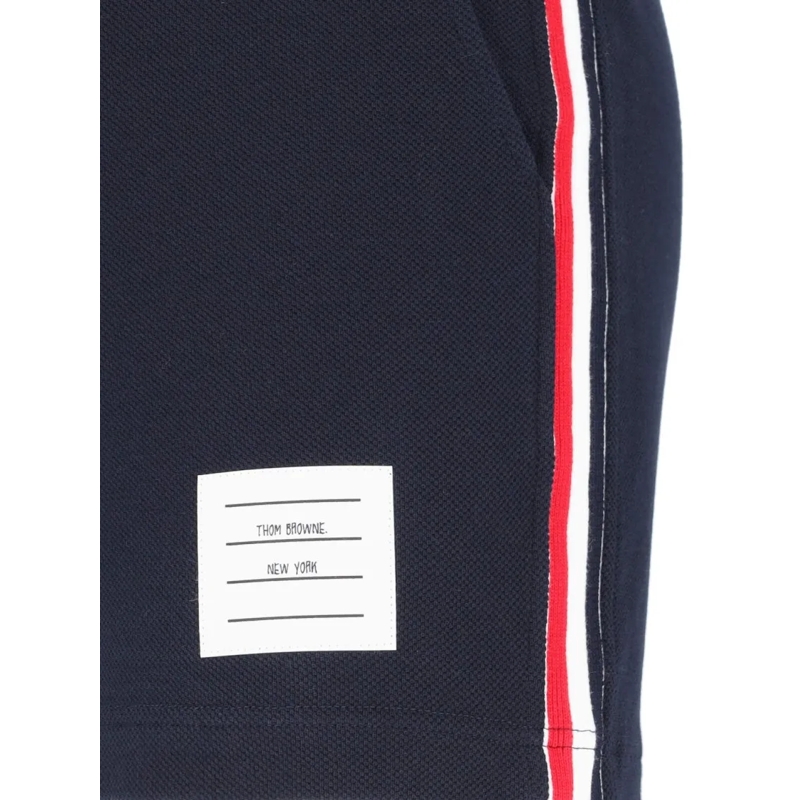Thom Browne Legere Shorts Sports Shorts "Stripe" – Navy Blue (Image 4)
